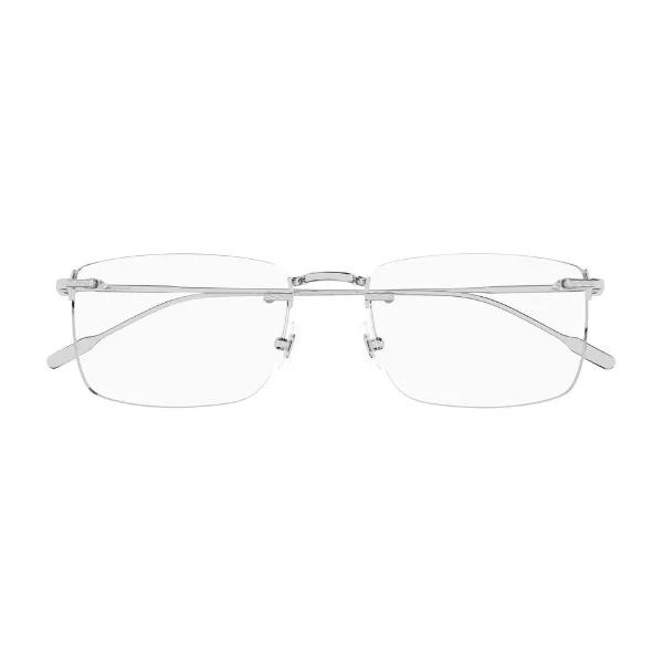 Gọng Kính Unisex Montblanc MB0241O_001.J Màu Bạc - Kính mắt - Vua Hàng Hiệu