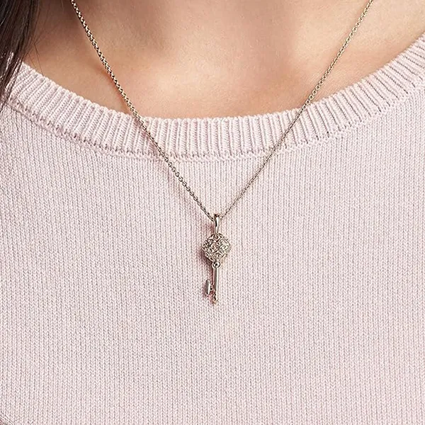 Hạt Vòng Charm Nữ Pandora Regal Pattern Key Pendant In Rose 387725 Màu Vàng Hồng - Trang sức - Vua Hàng Hiệu