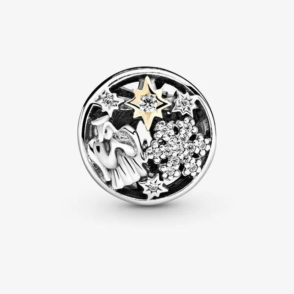 Hạt Vòng Charm Pandora 796363CZ Celestial Wonders Màu Bạc