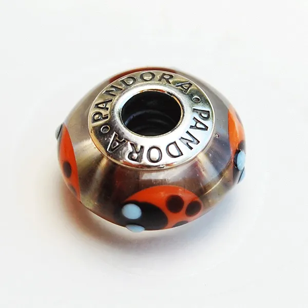 Hạt Vòng Charm Pandora Cinnamon Ladybugs Charm 790655 Màu Nâu Đỏ - Trang sức - Vua Hàng Hiệu