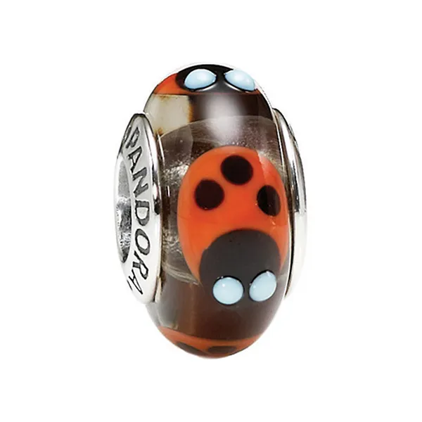 Hạt Vòng Charm Pandora Cinnamon Ladybugs Charm 790655 Màu Nâu Đỏ - Trang sức - Vua Hàng Hiệu