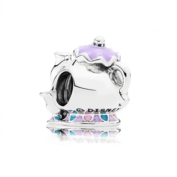 Hạt Vòng Charm Pandora Disney Mrs. Potts with Chip 792141ENMX Phối Màu - Trang sức - Vua Hàng Hiệu