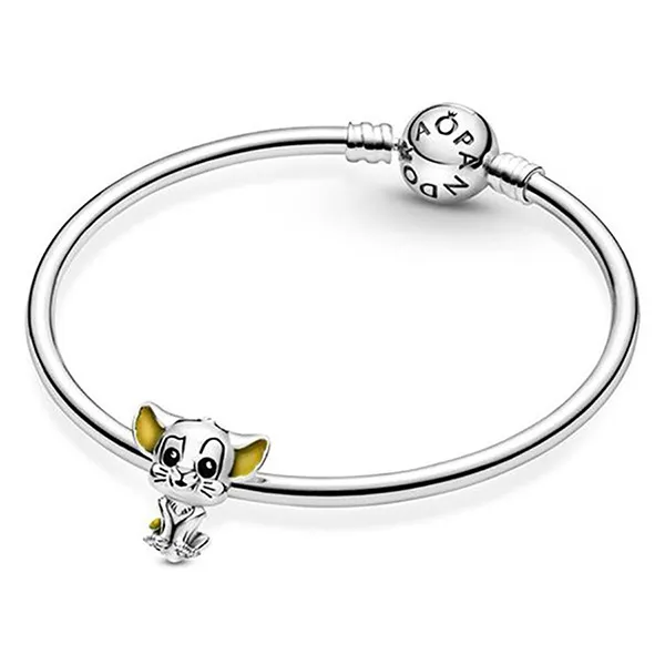 Hạt Vòng Charm Pandora Disney Young Cub Simba 799398C01 Màu Vàng Bạc