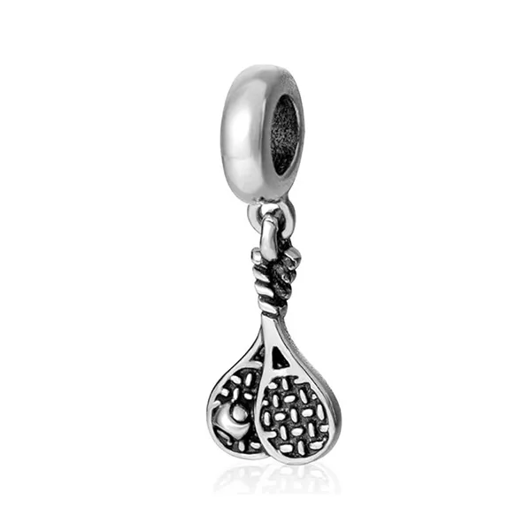 Hạt Vòng Charm Pandora Game Set Match Tennis Charm 791510 Màu Bạc