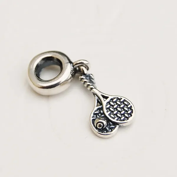 Hạt Vòng Charm Pandora Game Set Match Tennis Charm 791510 Màu Bạc