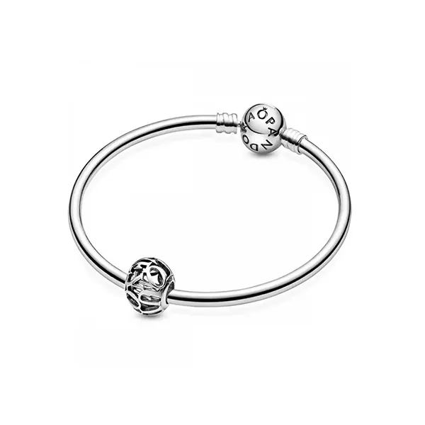 Hạt Vòng Charm Pandora I Love You Sterling Silver 798678C00 Màu Bạc