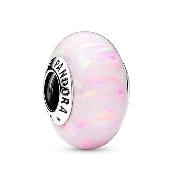 Hạt Vòng Charm Pandora Opalescent Pink 791691C03 Màu Hồng Nhạt - Trang sức - Vua Hàng Hiệu