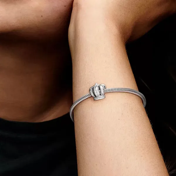 Hạt Vòng Charm Pandora Regal Crown 790930 Màu Bạc - Trang sức - Vua Hàng Hiệu