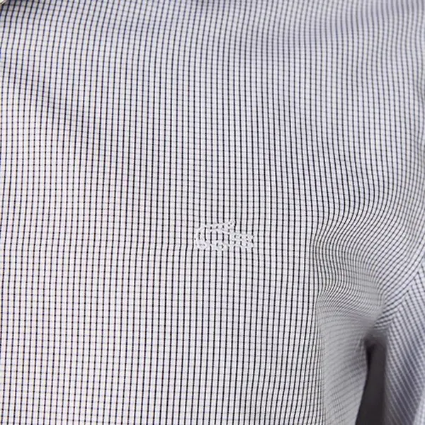Áo Sơ Mi Nam Lacoste Regular Fit CH2974 00 AU8 Màu Trắng Caro Kẻ Đen Size 39 - Thời trang - Vua Hàng Hiệu