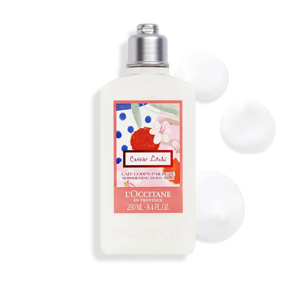 Kem Dưỡng Da L'Occitane Cherry Blossom & Lychee Shimmering Lotion 250ml