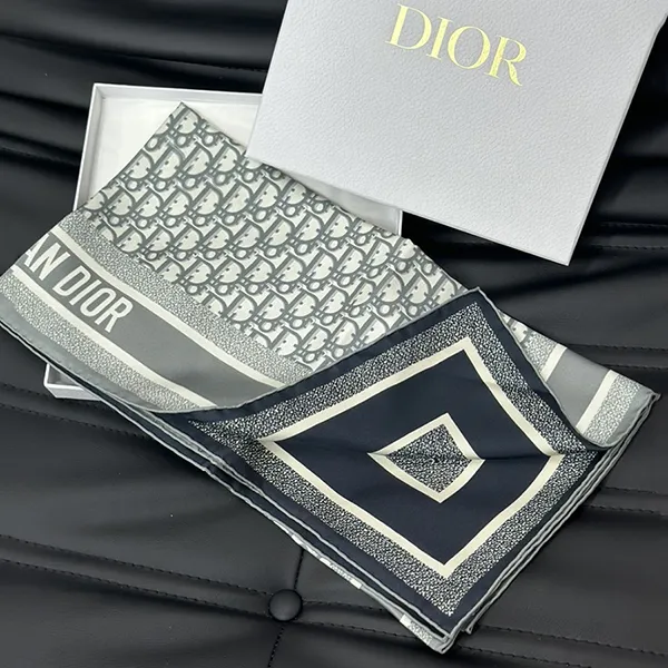 Dior Oblique Diortwin 90 Square Scarf