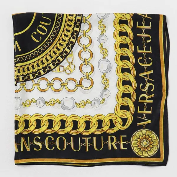 Khăn Nữ Versace Jeans Couture Logo-Print Silk Scarf 75HA7H10ZG202 Phối Màu - Thời trang - Vua Hàng Hiệu