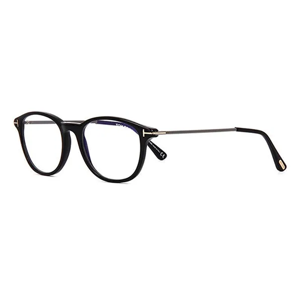 Kính Mắt Cận Nam Tom Ford Eyeglasses TF 5553-B 001 Màu Đen Xám - Kính mắt - Vua Hàng Hiệu