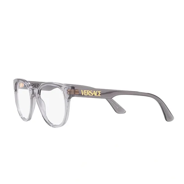 Kính Mắt Cận Nam Versace MOD.3317 593 Ransparent Grey Eyeglasses Man Màu Xám Trong
