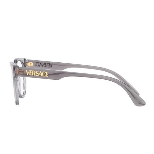 Kính Mắt Cận Nam Versace MOD.3317 593 Ransparent Grey Eyeglasses Man Màu Xám Trong