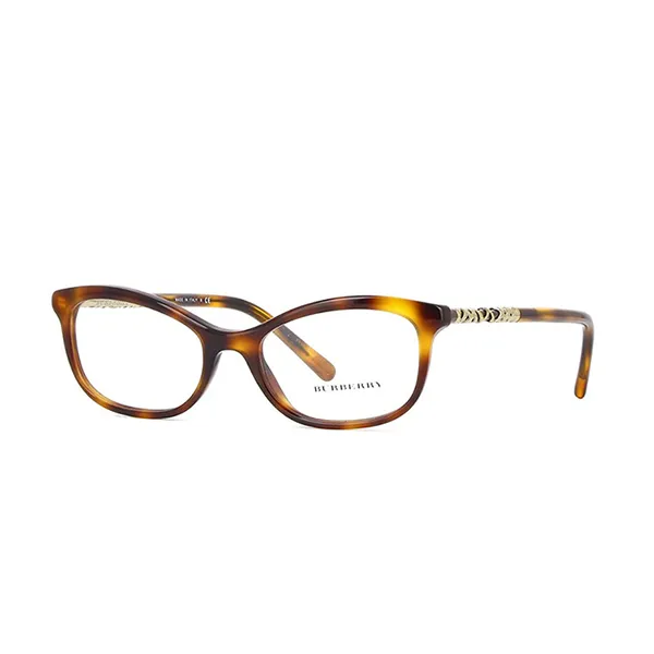 Kính Mắt Cận Nữ Burberry Demo Rectangular Ladies Eyeglasses BE2231 3316 Màu Havana Đậm