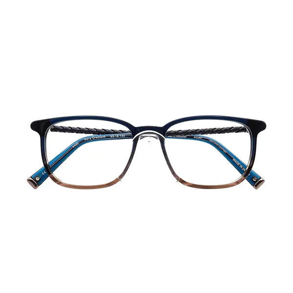 Kính Mắt Cận Unisex John Varvatos Eyeglasses V400 Genuine Leather Navy Gradient Màu Navy Gradient - Kính mắt - Vua Hàng Hiệu