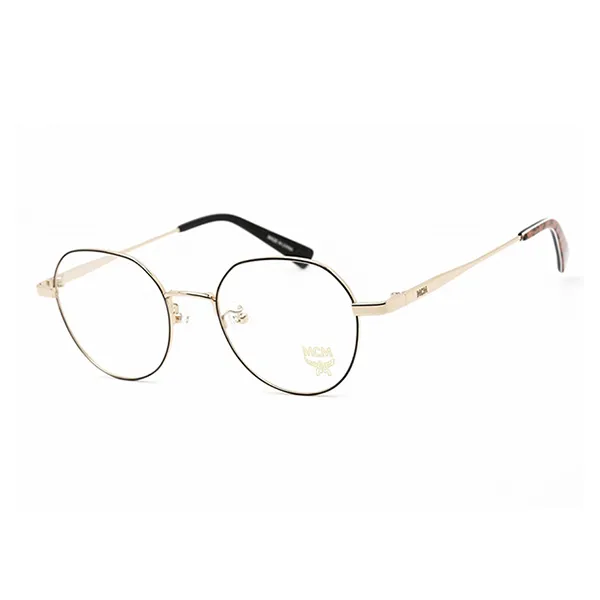 Kính Mắt Cận Unisex MCM Demo Round Eyeglasses MCM2116A 722 Màu Vàng Đen - Kính mắt - Vua Hàng Hiệu