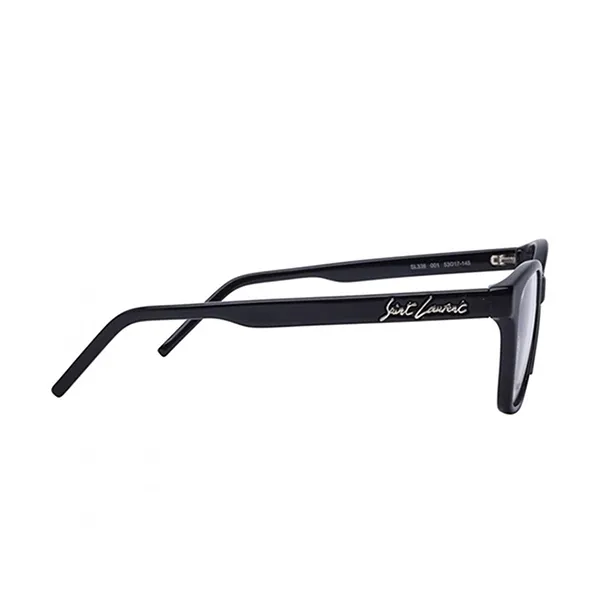 Kính Mắt Cận Unisex Yves Saint Laurent YSL Classic Eyeglasses Black SL338 001 Màu Đen