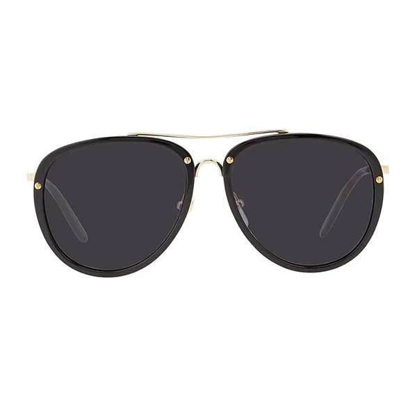 Kính Mát Nam Gucci Grey Aviator Sunglasses GG0662S 001 56 Màu Xám Vàng
