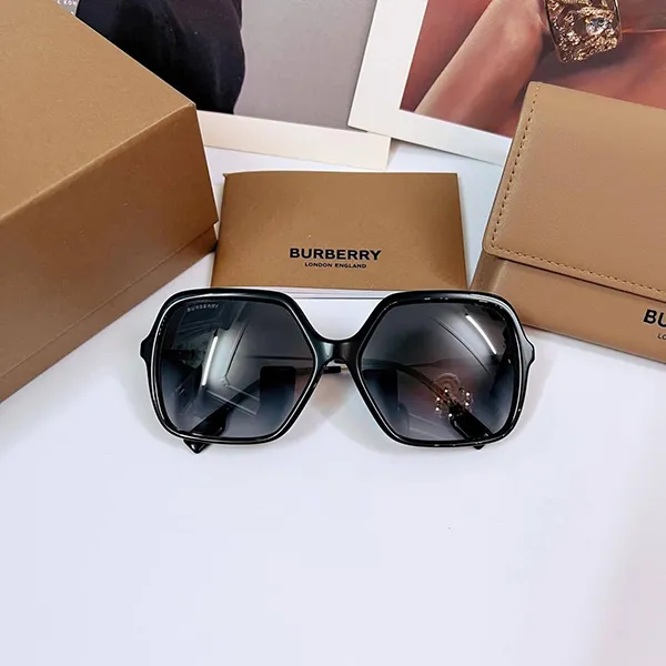 Kính Mát Nữ Burberry BE4324-F 3001-8G Black Sunglasses Màu Đen Xám