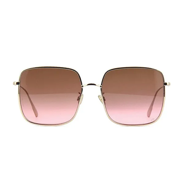 Kính Mát Nữ Christian Dior Diorbydior 3F (3YG86) Pale Gold/Brown Red Shaded Sunglasses Màu Nâu Đỏ