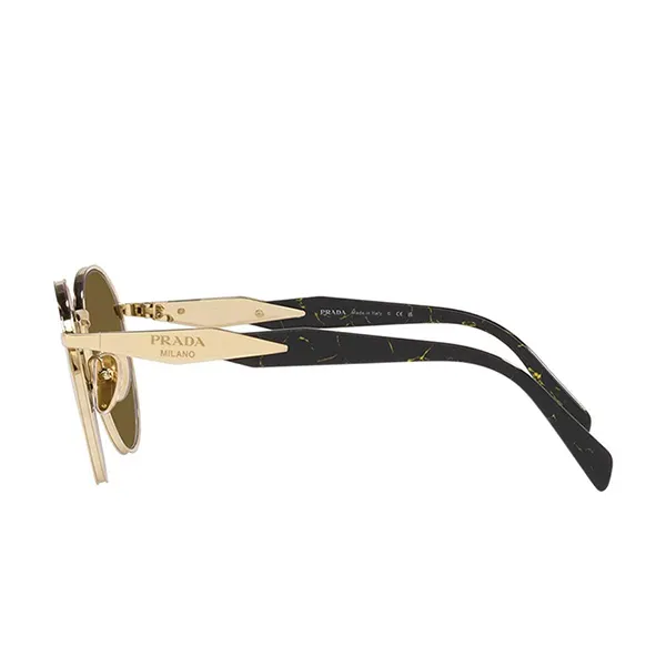 Kính Mát Nữ Prada Sunglasses PR56 ZVN-01T 3N Màu Vàng Đen
