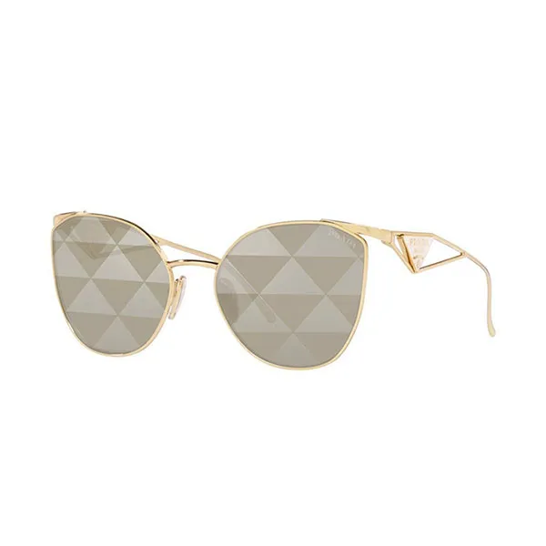 Kính Mát Nữ Prada Women Sunglasses PR50ZS ZVN-04T 2N Màu Xám Vàng