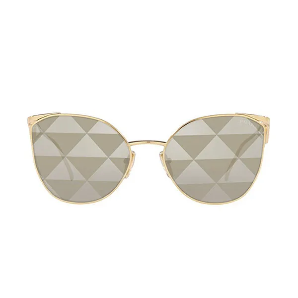 Kính Mát Nữ Prada Women Sunglasses PR50ZS ZVN-04T 2N Màu Xám Vàng