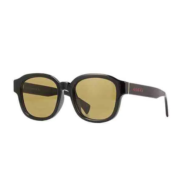 Kính Mát Unisex Gucci GG1140SK 003 Màu Vàng Đen