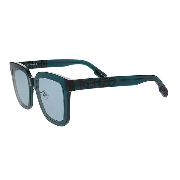 Kính Mát Unisex Kenzo Blue Square Sunglasses KZ40087F 96V Màu Xanh