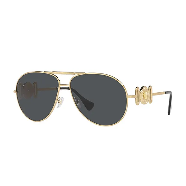 Kính Mát Unisex Versace VE2249 100287 Sunglasses Màu Xám Vàng