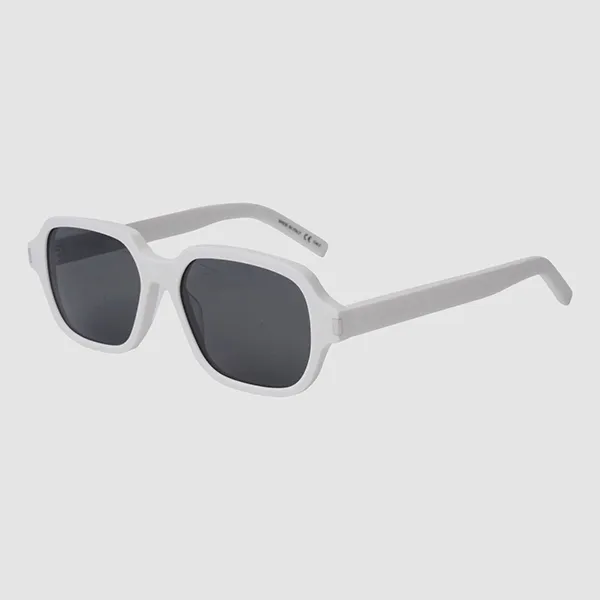 Kính Mát Unisex Yves Saint Laurent YSL SL292 003 White Rectangle Sunglasses Màu Xám Trắng