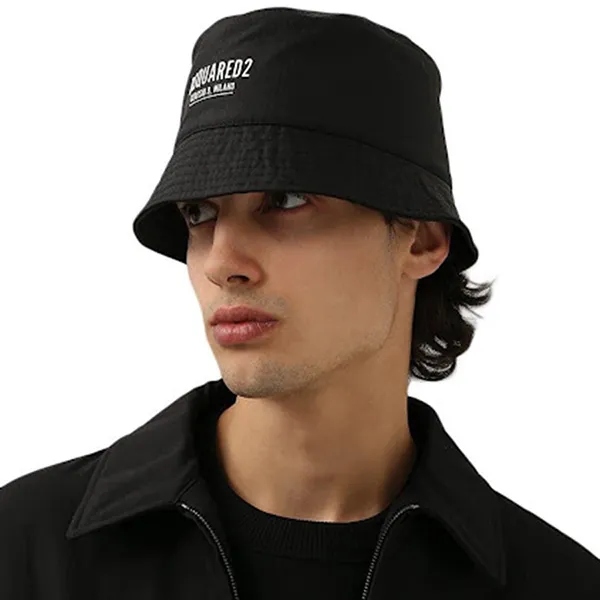 Mũ Dsquared2 Bucket Hat HAM0031 Màu Đen Size S