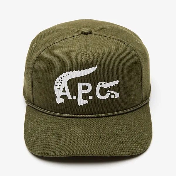 Mũ Lacoste A.P.C. Organic Cotton Cap RK7422 51 WTW Màu Xanh Rêu Size M - Mũ nón - Vua Hàng Hiệu