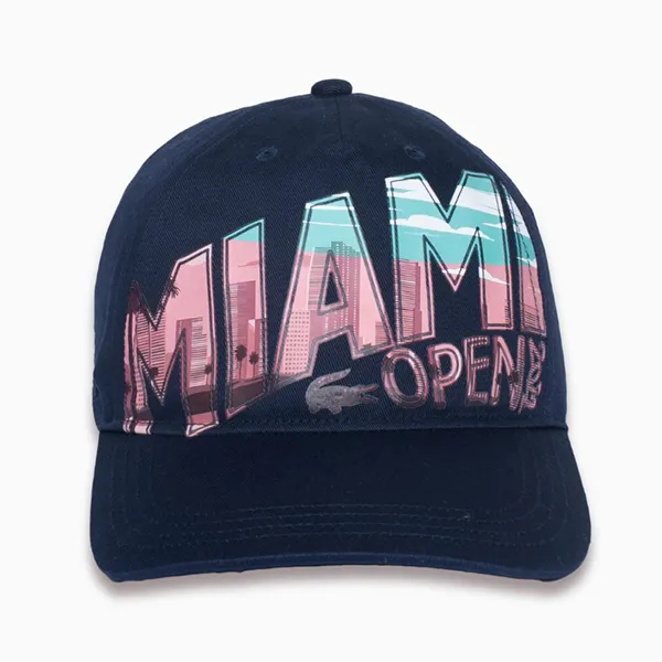 Mũ Lacoste Miami Open Cap RK7785 51 166 Màu Xanh Đen Size L