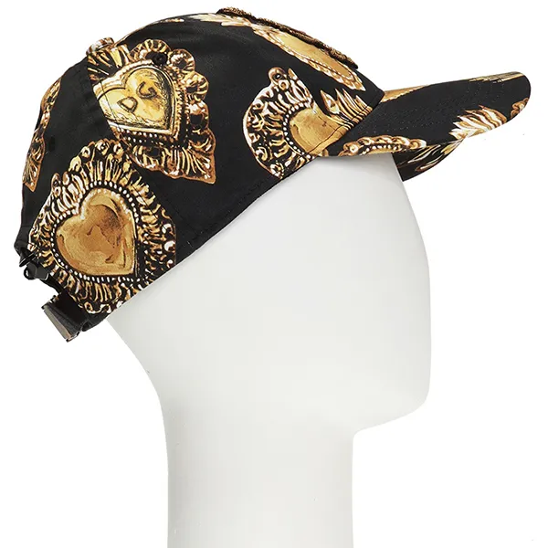 Mũ Nam Dolce & Gabbana D&G Cap FSFIZ Màu Đen Vàng Size 58