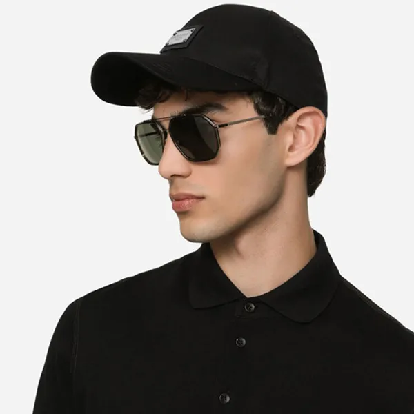 Mũ Nam Dolce & Gabbana D&G Cap With Logo GH590A Màu Đen Size 58 - Mũ nón - Vua Hàng Hiệu
