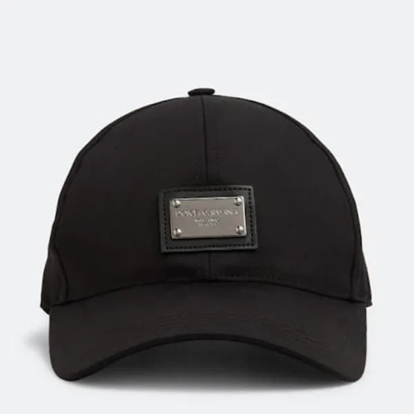 Mũ Nam Dolce & Gabbana D&G Cap With Logo GH590A Màu Đen Size 58 - Mũ nón - Vua Hàng Hiệu