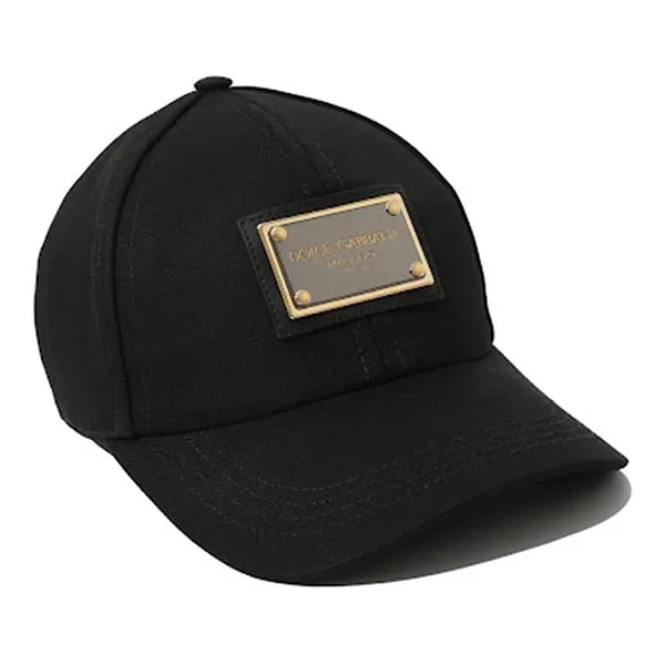 Mũ Nam Dolce & Gabbana D&G Vintage Plague Hat GEV11 Màu Đen Size 58