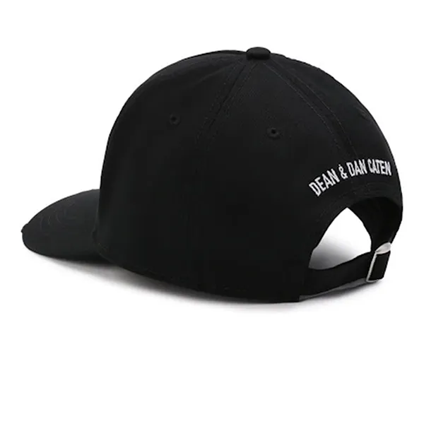 Mũ Nam Dsquared2 Logo Embroidered Baseball Cap M063 Màu Đen