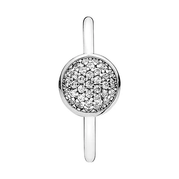 Nhẫn Nữ Pandora Dazzling Droplet Ring Sterling Silver Dazzling Droplet Ring With Clear Zirconia 191009CZ Màu Bạc Size 56