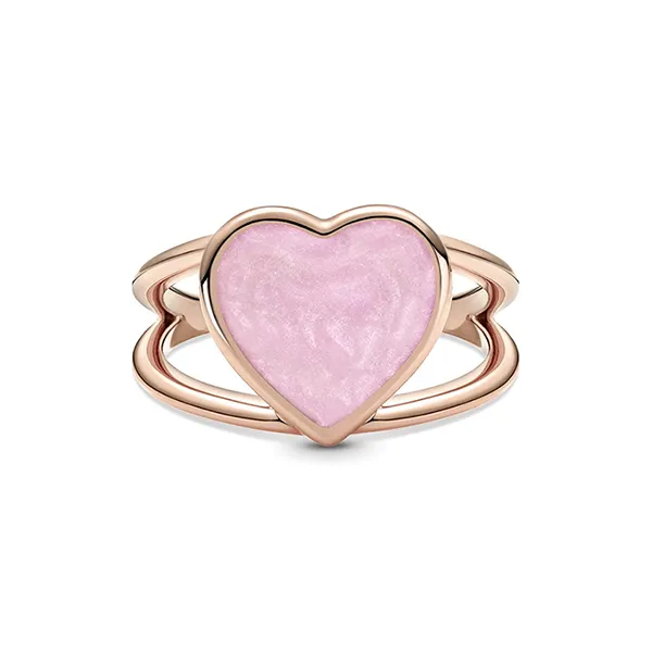 Nhẫn Nữ Pandora Pink Swirl Heart Statement Ring 189263C01 Màu Hồng Size 54 - Trang sức - Vua Hàng Hiệu