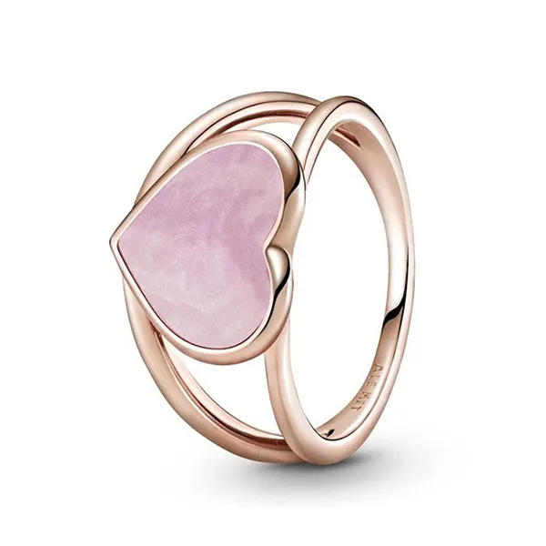 Nhẫn Nữ Pandora Pink Swirl Heart Statement Ring 189263C01 Màu Hồng Size 54 - Trang sức - Vua Hàng Hiệu