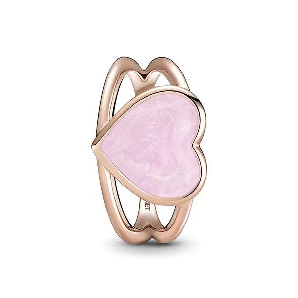 Nhẫn Nữ Pandora Pink Swirl Heart Statement Ring 189263C01 Màu Hồng Size 54 - Trang sức - Vua Hàng Hiệu