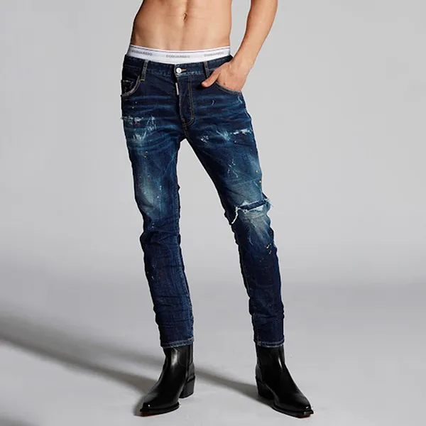 Quần Jean Nam Dsquared2 Coolguy Màu Xanh Size 44