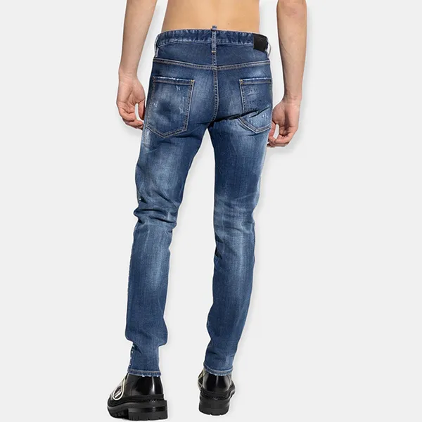 Quần Jean Nam Dsquared2 Coolguy S74LB1257S30664470 Màu Xanh Size 46 - Thời trang - Vua Hàng Hiệu