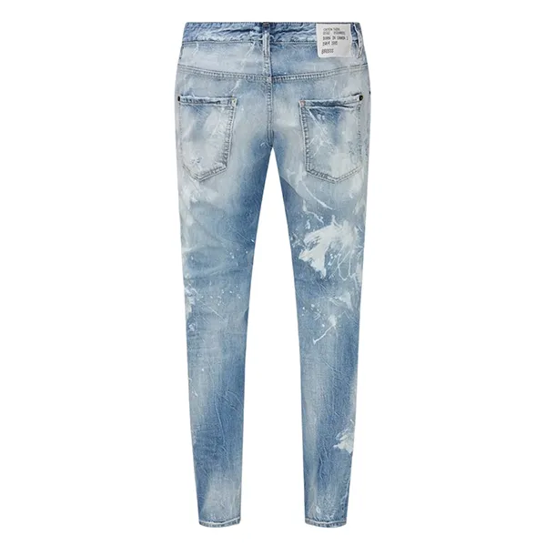 Quần Jean Nam Dsquared2 Light Blue Cropped Wash Skater Fit S71LB1035 S30309 Màu Xanh Nhạt Size 46 - Thời trang - Vua Hàng Hiệu