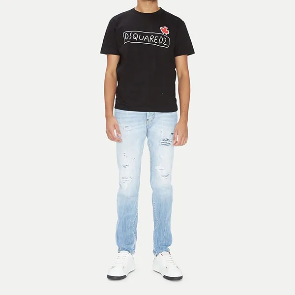 Quần Jean Nam Dsquared2 Light Blue LA Wash Cool Guy Fit S71LB1038 S30309 Màu Xanh Nhạt - Thời trang - Vua Hàng Hiệu