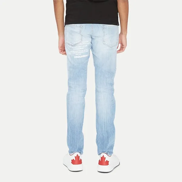 Quần Jean Nam Dsquared2 Light Blue LA Wash Cool Guy Fit S71LB1038 S30309 Màu Xanh Nhạt - Thời trang - Vua Hàng Hiệu